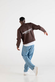 Crewneck “RUSSELLxBASEDODICI" Hometown Brown - BASEDODICI®