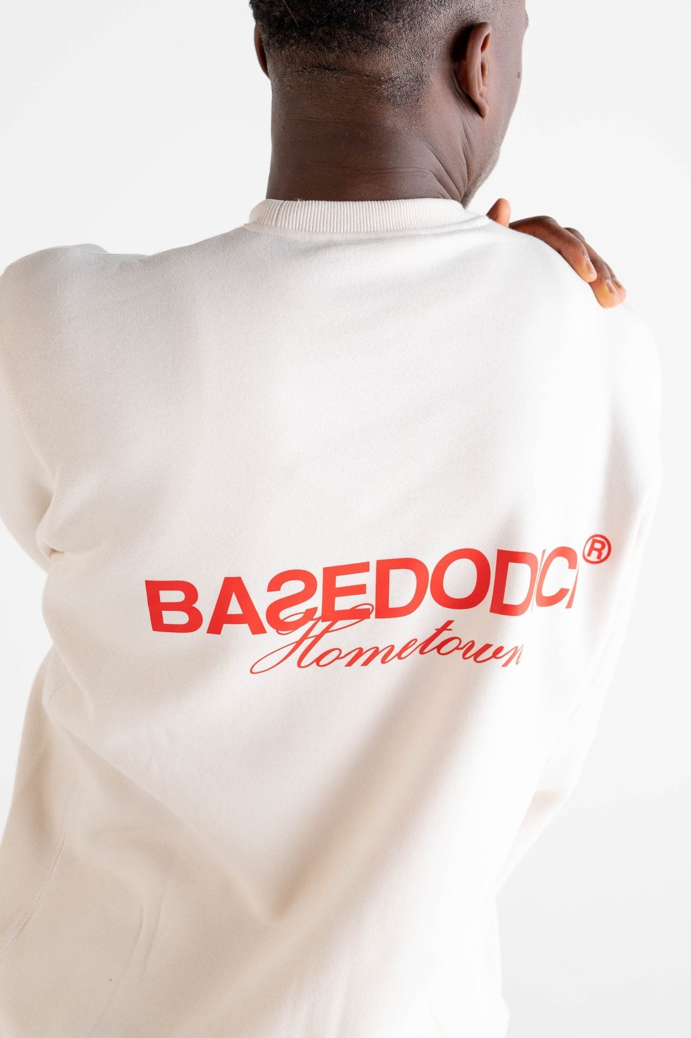 Crewneck “RUSSELLxBASEDODICI" Hometown Cream - BASEDODICI®