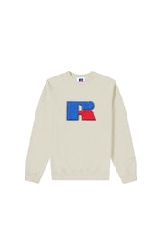 Crewneck “RUSSELLxBASEDODICI" Hometown Cream - BASEDODICI®