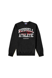Crewneck “RUSSELLxBASEDODICI" Touchdown Black - BASEDODICI®