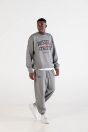 Crewneck “RUSSELLxBASEDODICI" Touchdown Grey - BASEDODICI®