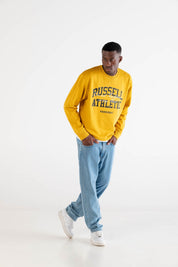 Crewneck “RUSSELLxBASEDODICI" Touchdown Yellow - BASEDODICI®