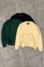 Crewneck "ULTRABASIC" Cream - BASEDODICI®