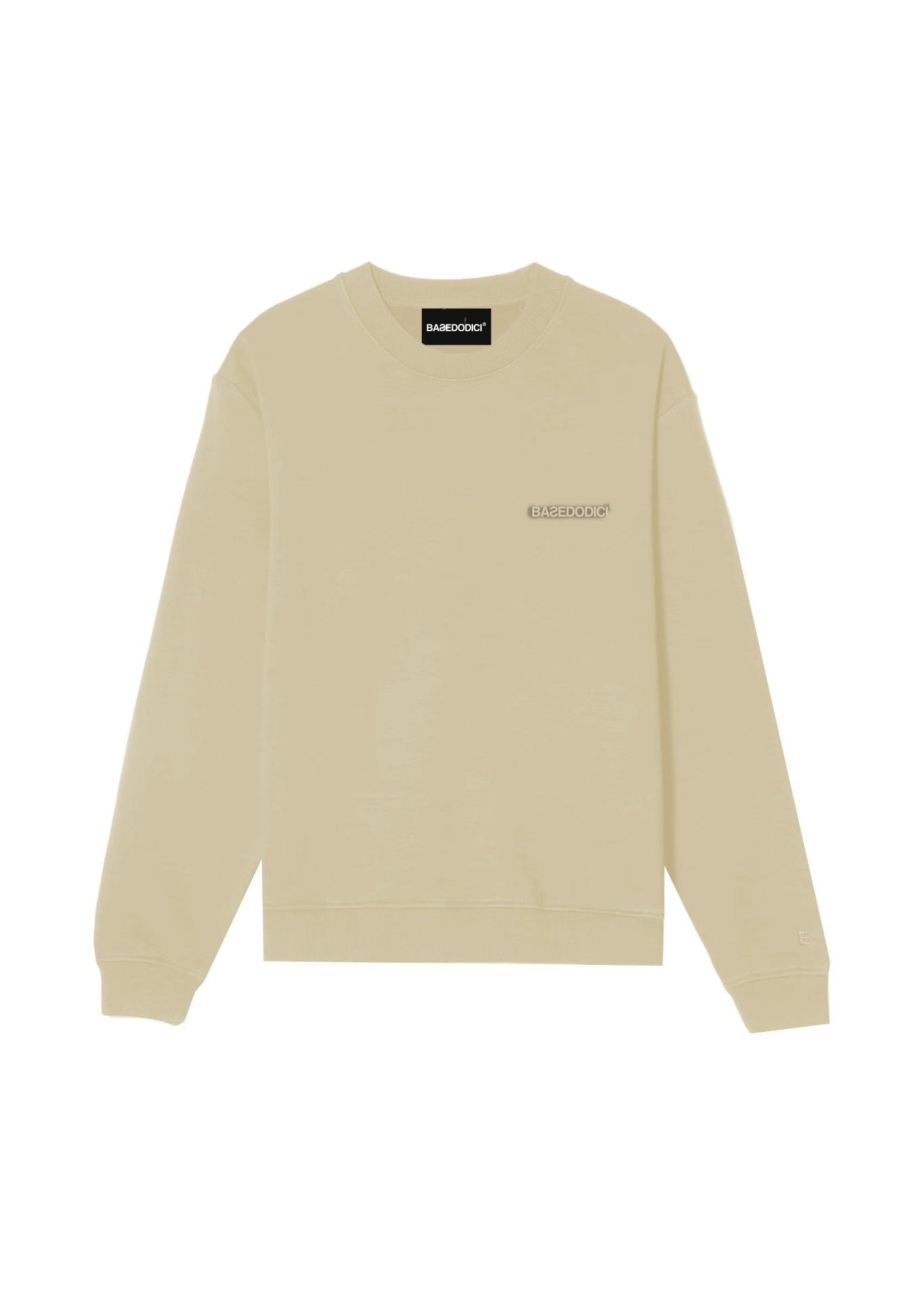 Crewneck "ULTRABASIC" Cream - BASEDODICI®