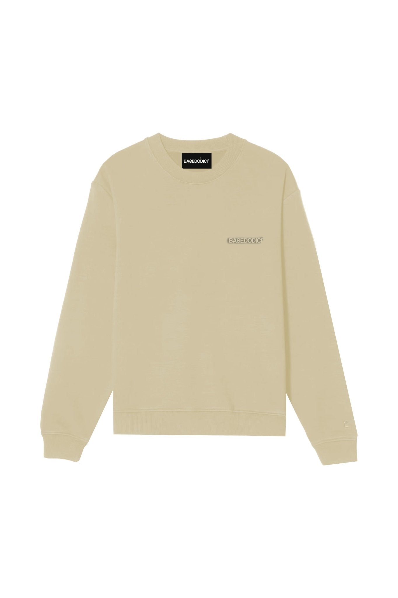 Crewneck "ULTRABASIC" Cream - BASEDODICI®