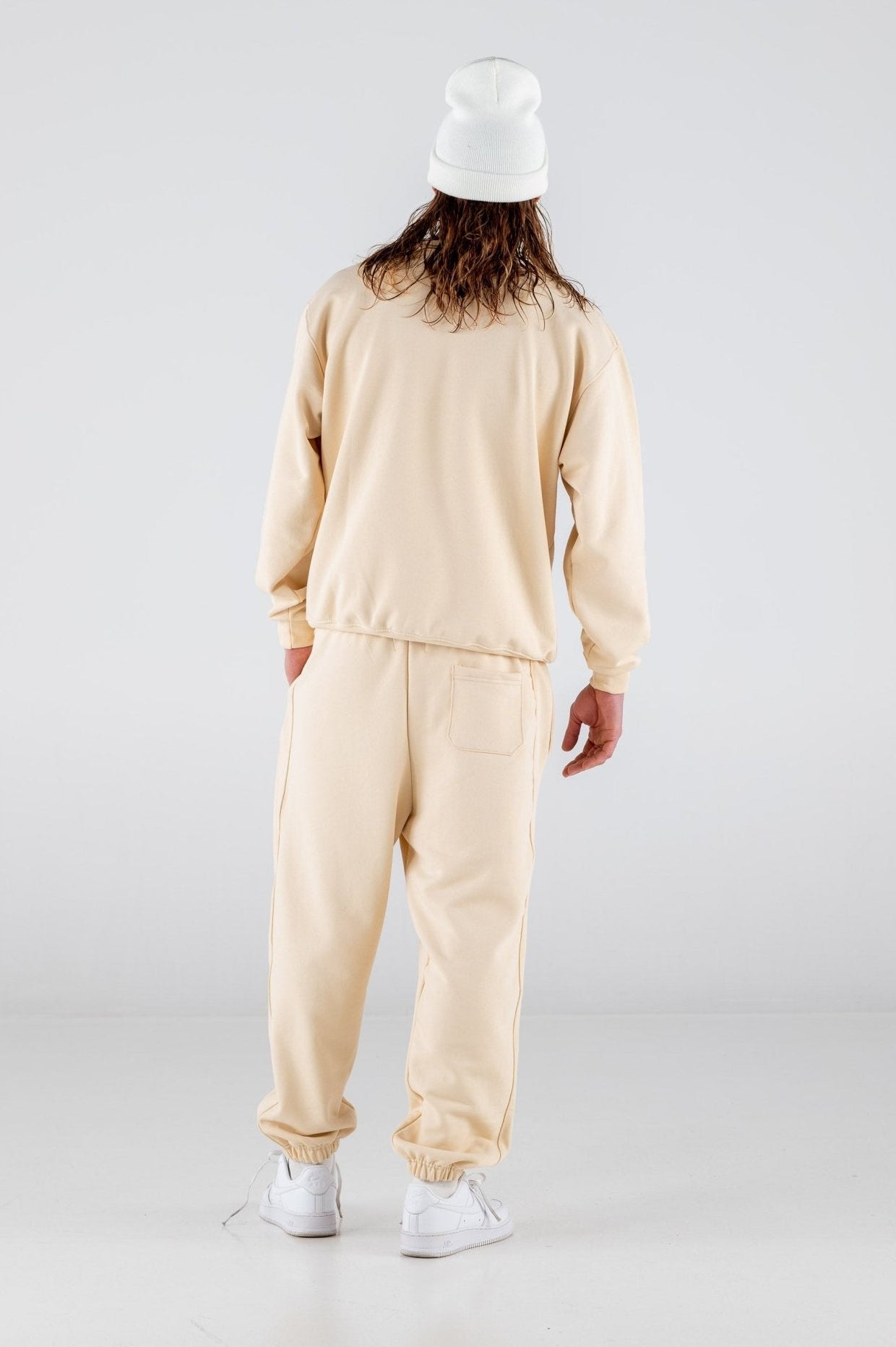Crewneck "ULTRABASIC" Cream - BASEDODICI®
