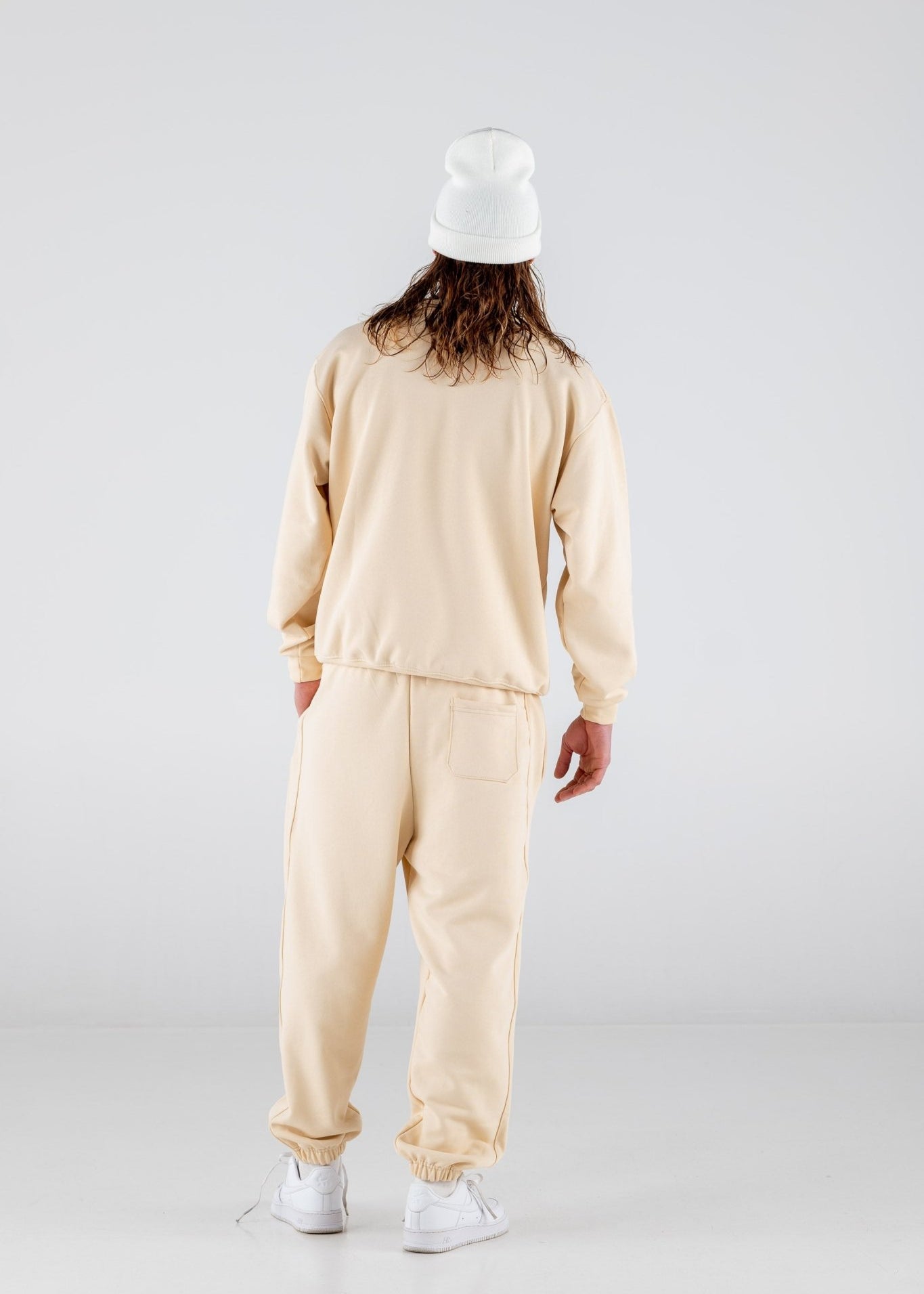 Crewneck "ULTRABASIC" Cream - BASEDODICI®