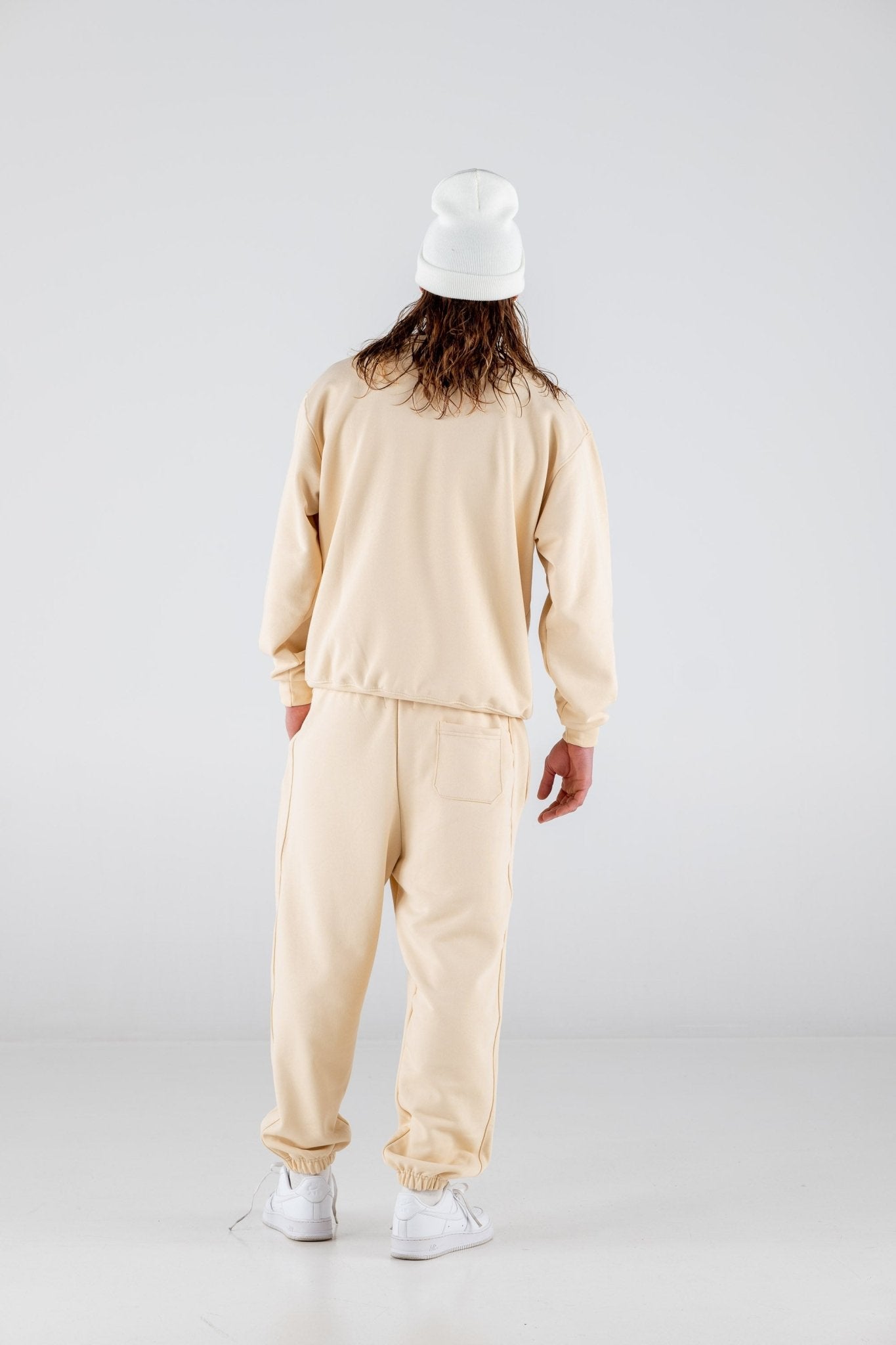 Crewneck "ULTRABASIC" Cream - BASEDODICI®