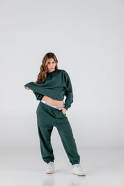 Crewneck "ULTRABASIC" Green - BASEDODICI®