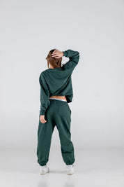Crewneck "ULTRABASIC" Green - BASEDODICI®