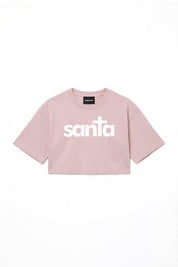 Crop Tee "DIVA" Santa Pink - BASEDODICI®