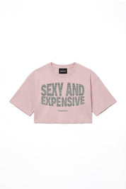 Crop Tee "DIVA" Sexy Pink/Grillz - BASEDODICI®