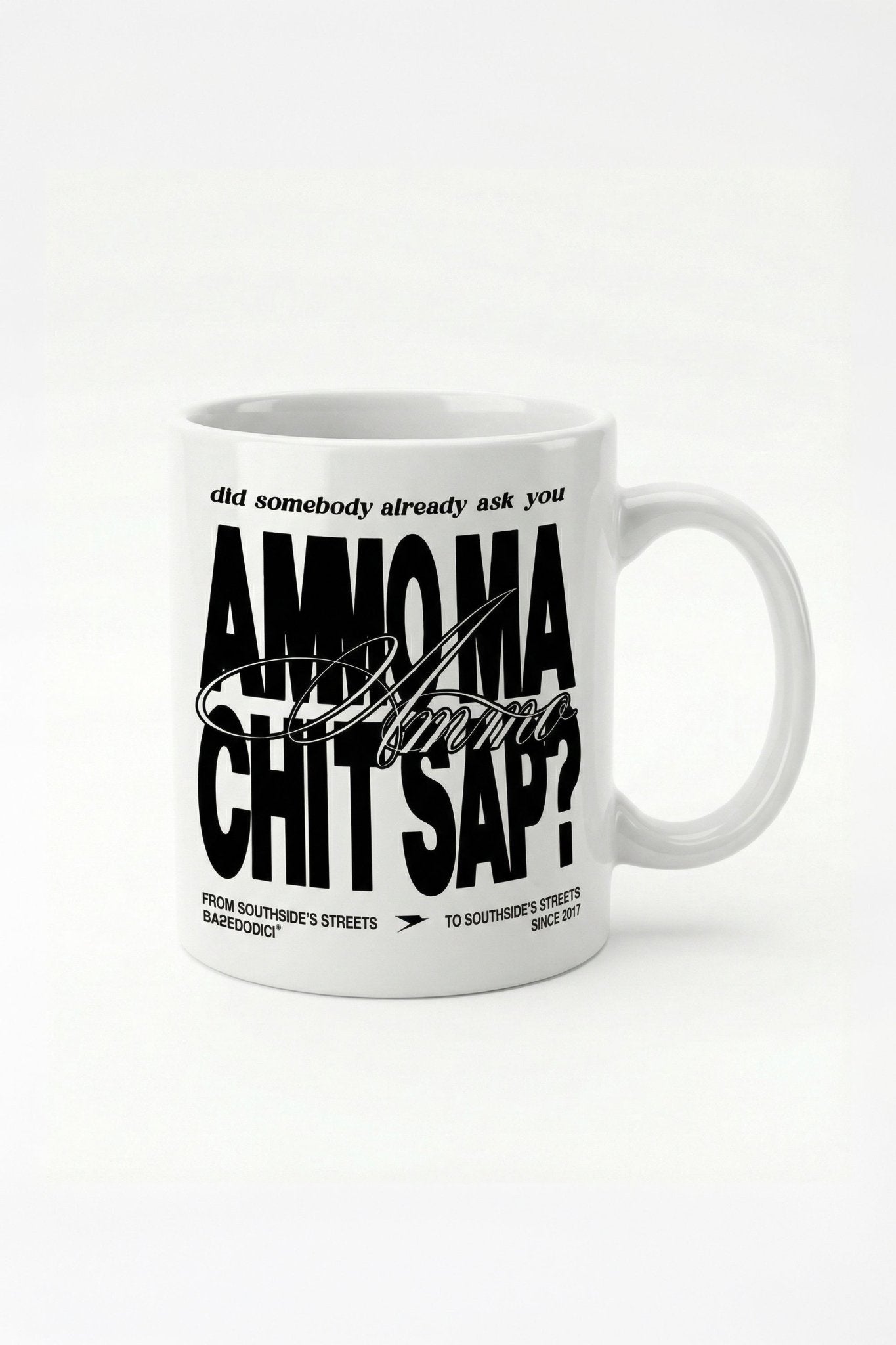 Cup "AMMO" CHI'T'SAP Black/BasicScript - BASEDODICI®