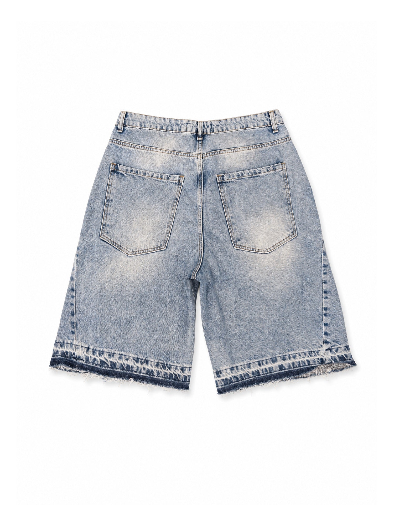 Jorts "CRUEL SEASON" Front Logo Bleached Blue