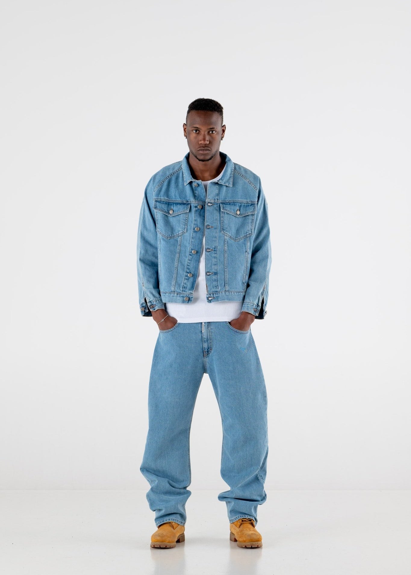 Denim Jacket “RESORT” Light Blue - BASEDODICI®