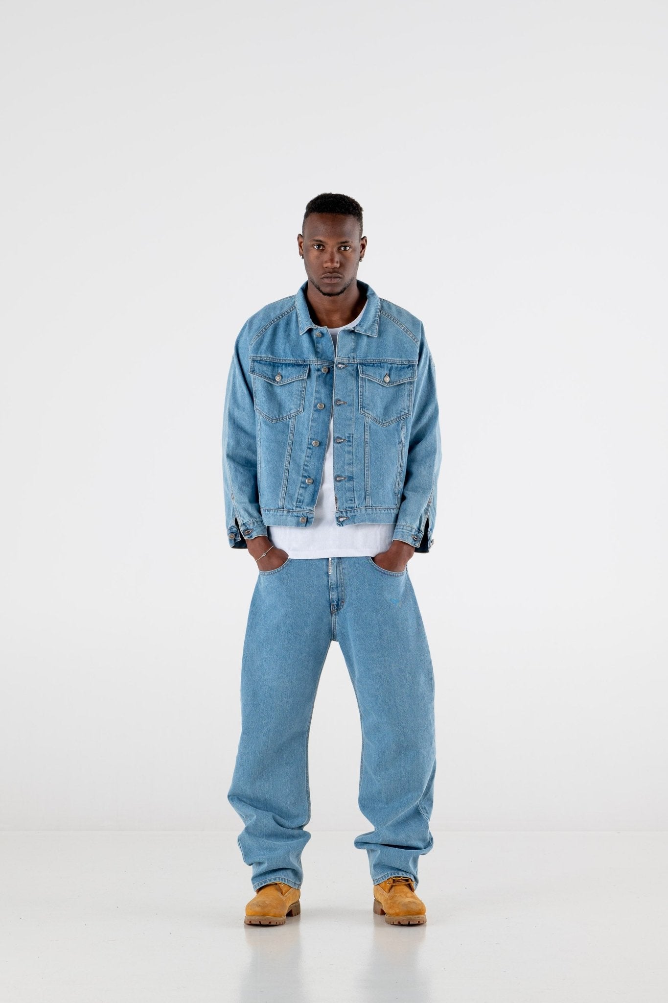 Denim Jacket “RESORT” Light Blue - BASEDODICI®