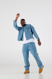 Denim Jacket “RESORT” Light Blue - BASEDODICI®