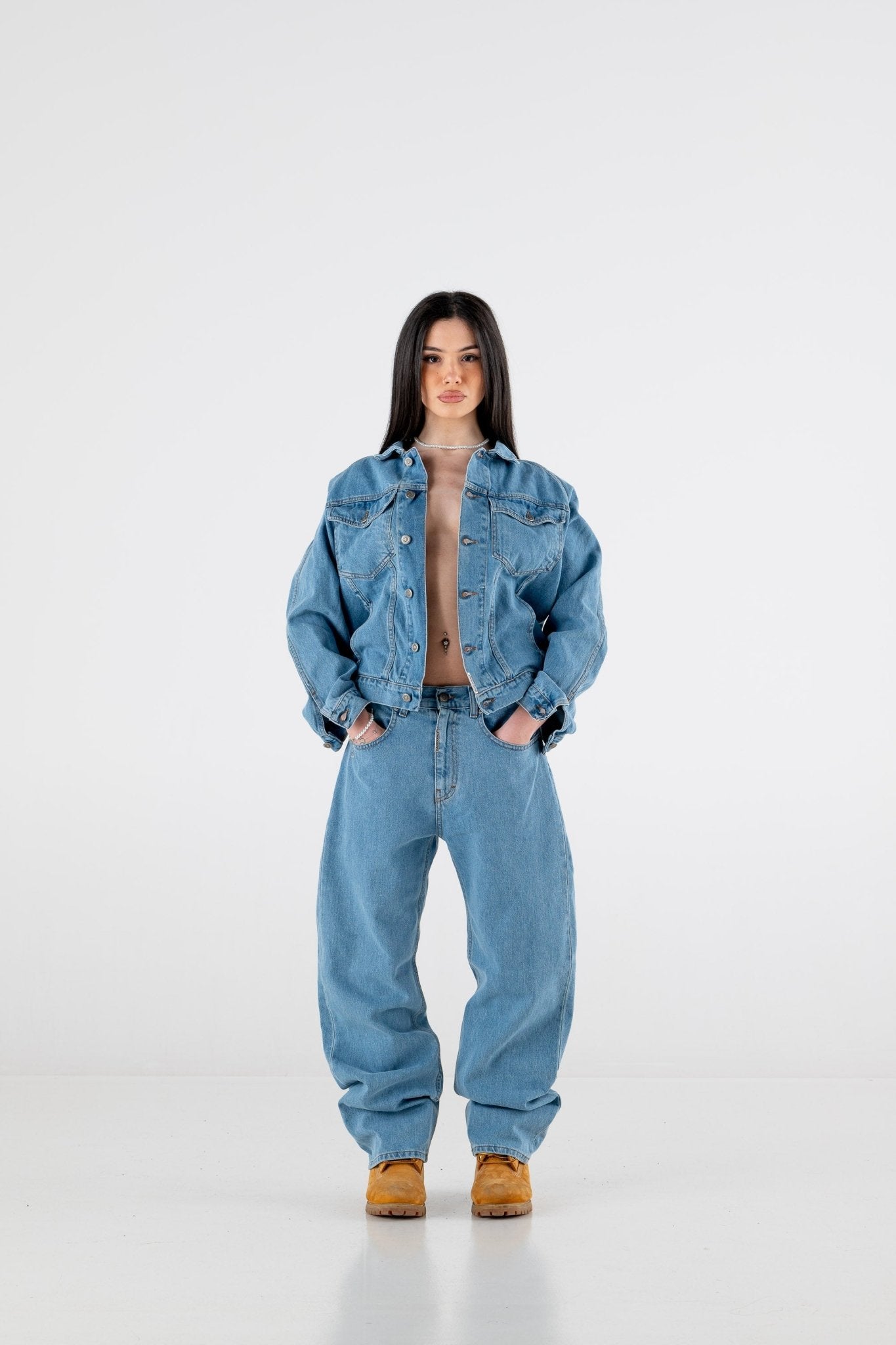 Denim Jacket “RESORT” Light Blue - BASEDODICI®