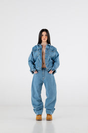 Denim Jacket “RESORT” Light Blue - BASEDODICI®
