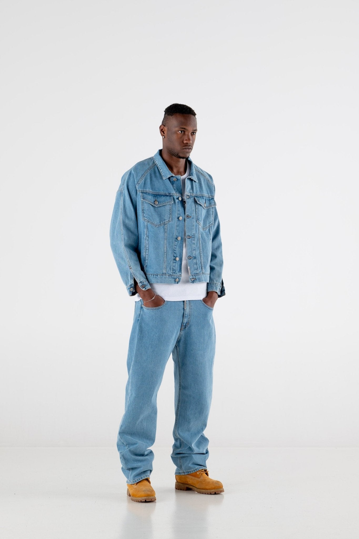 Denim Jacket “RESORT” Light Blue - BASEDODICI®