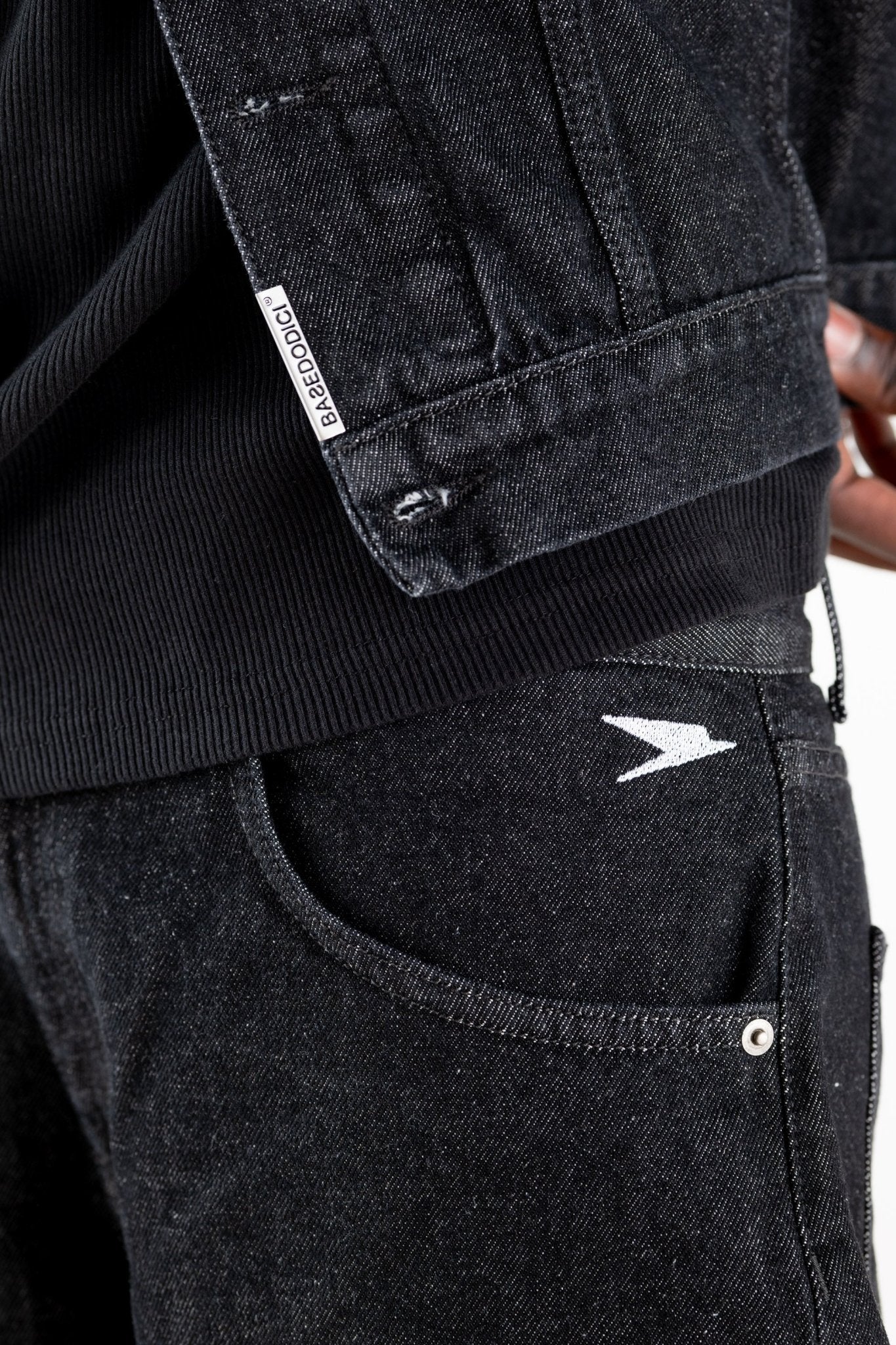 Denim Pants Bigall “RESORT” Black - BASEDODICI®