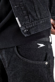 Denim Pants Bigall “RESORT” Black - BASEDODICI®