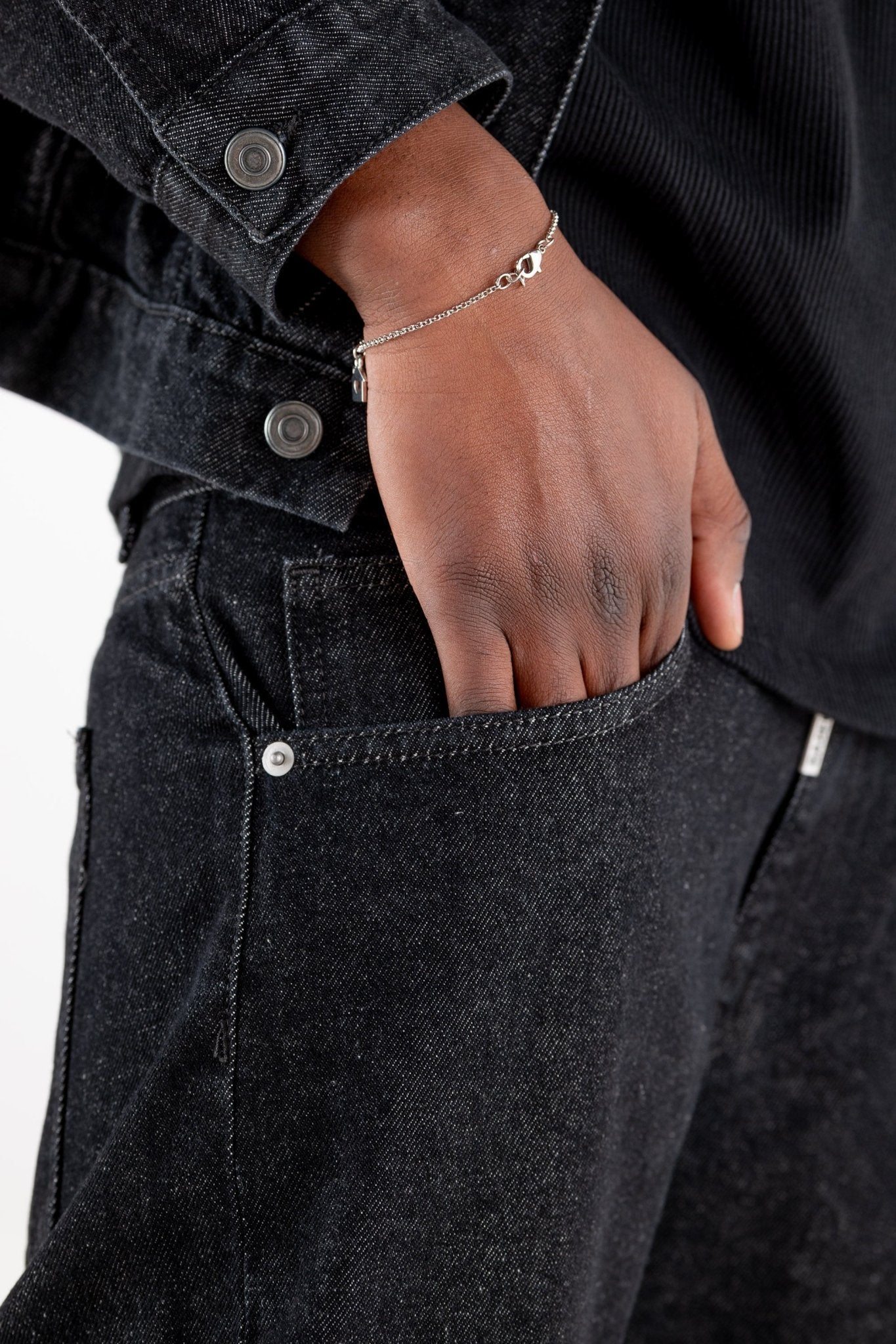 Denim Pants Bigall “RESORT” Black - BASEDODICI®