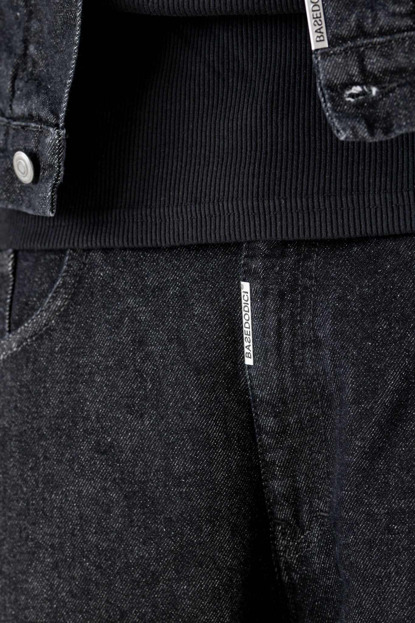 Denim Pants Bigall “RESORT” Black - BASEDODICI®