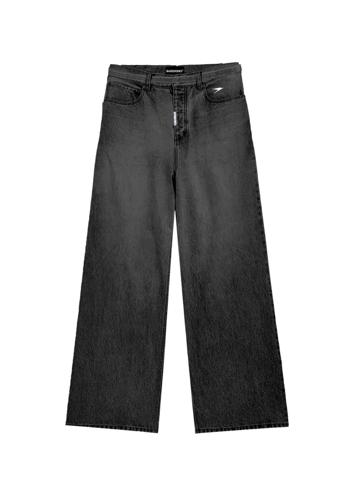 Denim Pants Bigall “RESORT” Black - BASEDODICI®
