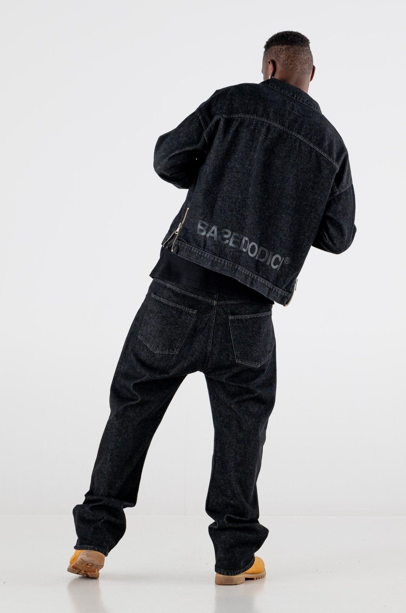 Denim Pants Bigall “RESORT” Black - BASEDODICI®
