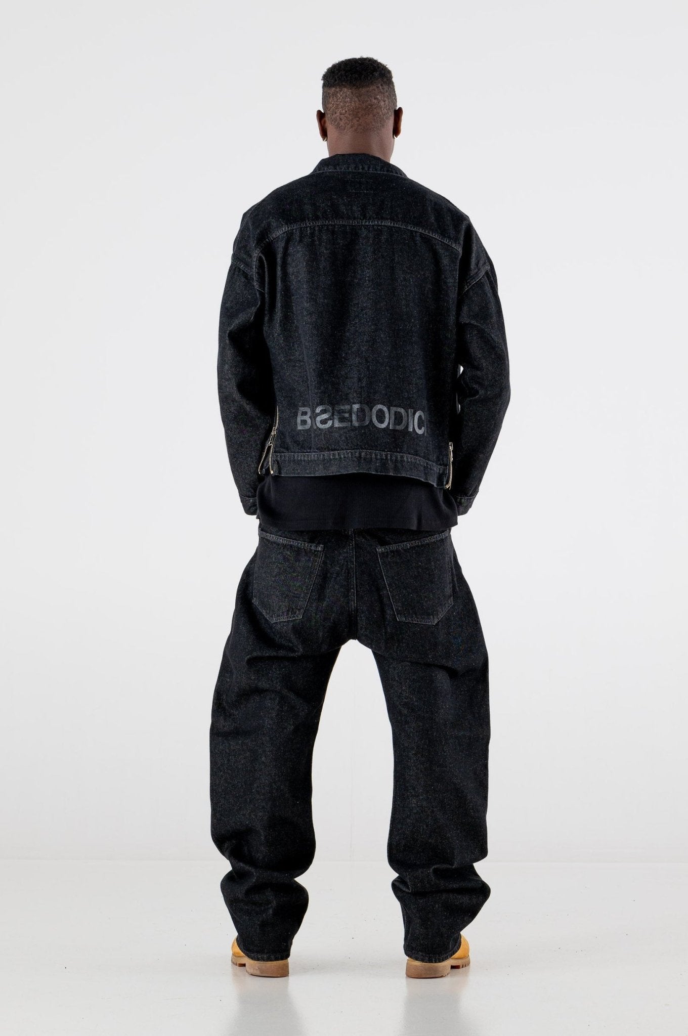 Denim Pants Bigall “RESORT” Black - BASEDODICI®