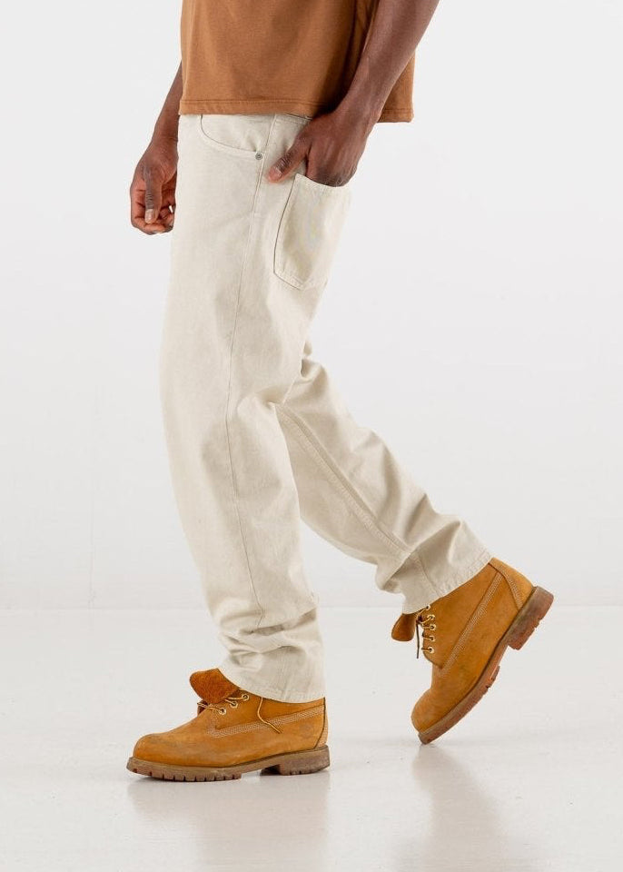 Denim Pants “RESORT” Cream - BASEDODICI®