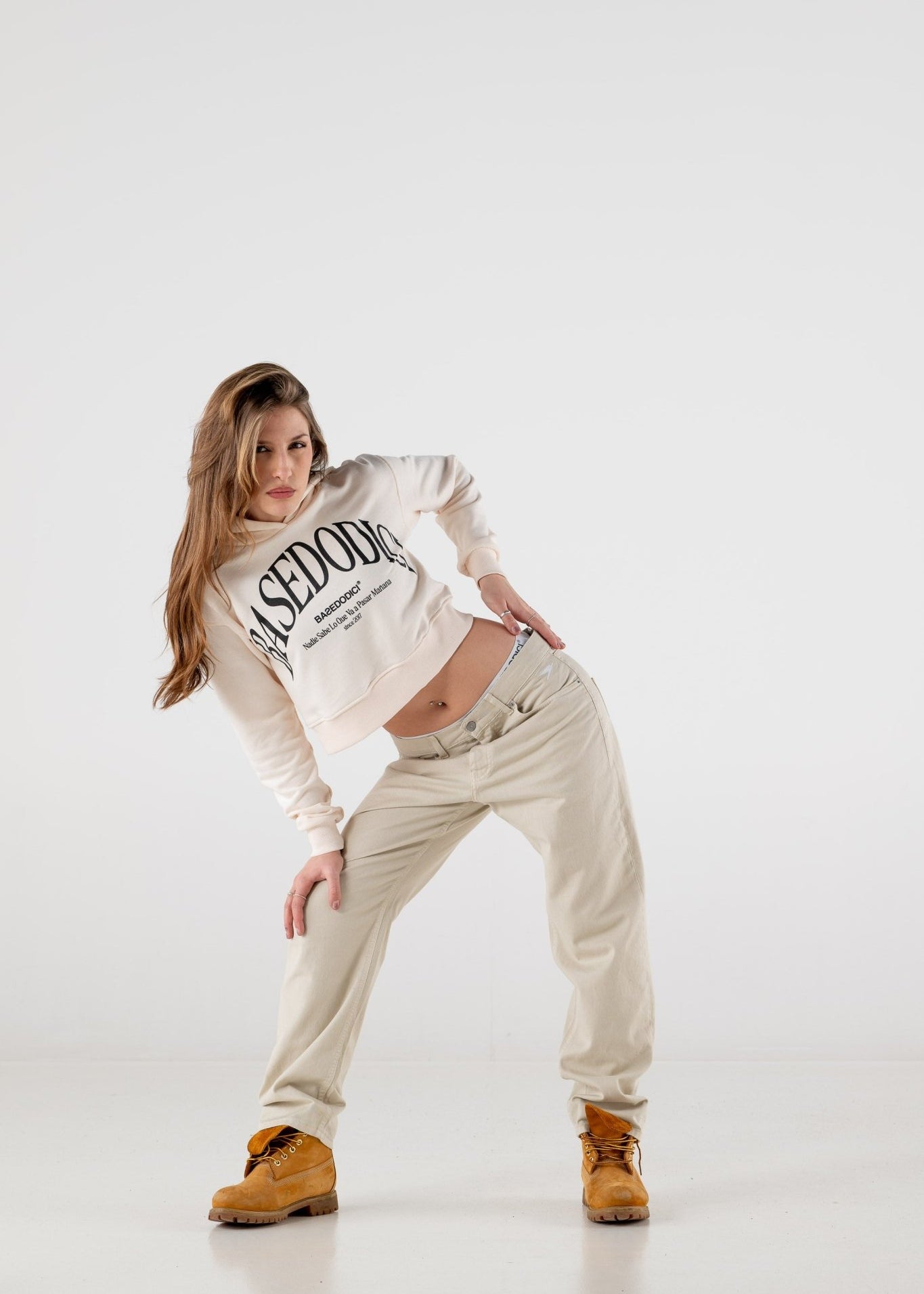 Denim Pants “RESORT” Cream - BASEDODICI®