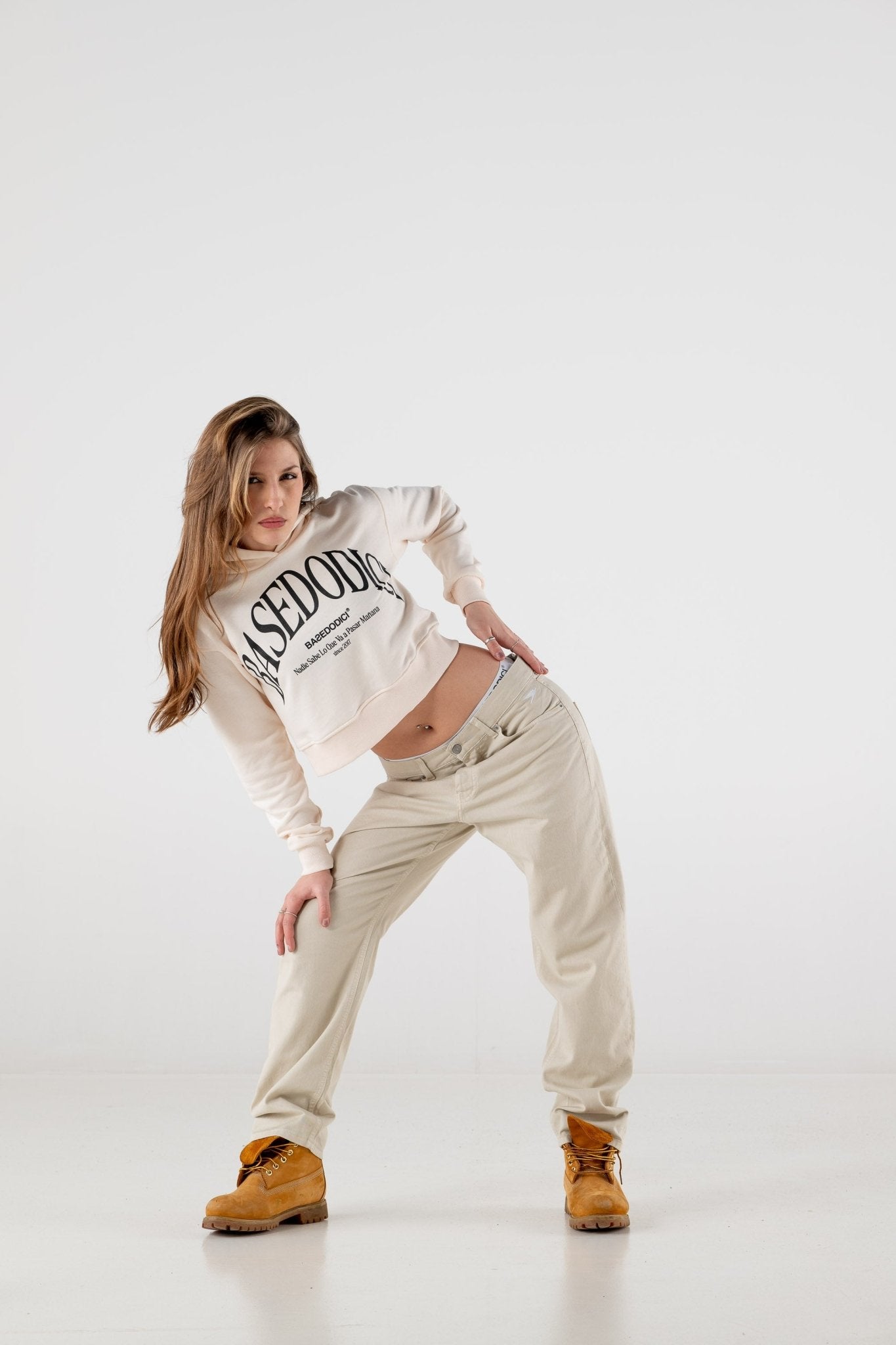 Denim Pants “RESORT” Cream - BASEDODICI®
