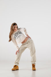 Denim Pants “RESORT” Cream - BASEDODICI®
