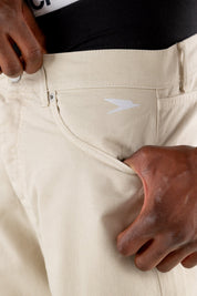 Denim Pants “RESORT” Cream - BASEDODICI®