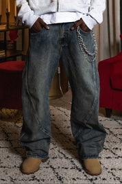 Line Cross Denim "WORLD TOUR" Diplomatic Light Blue