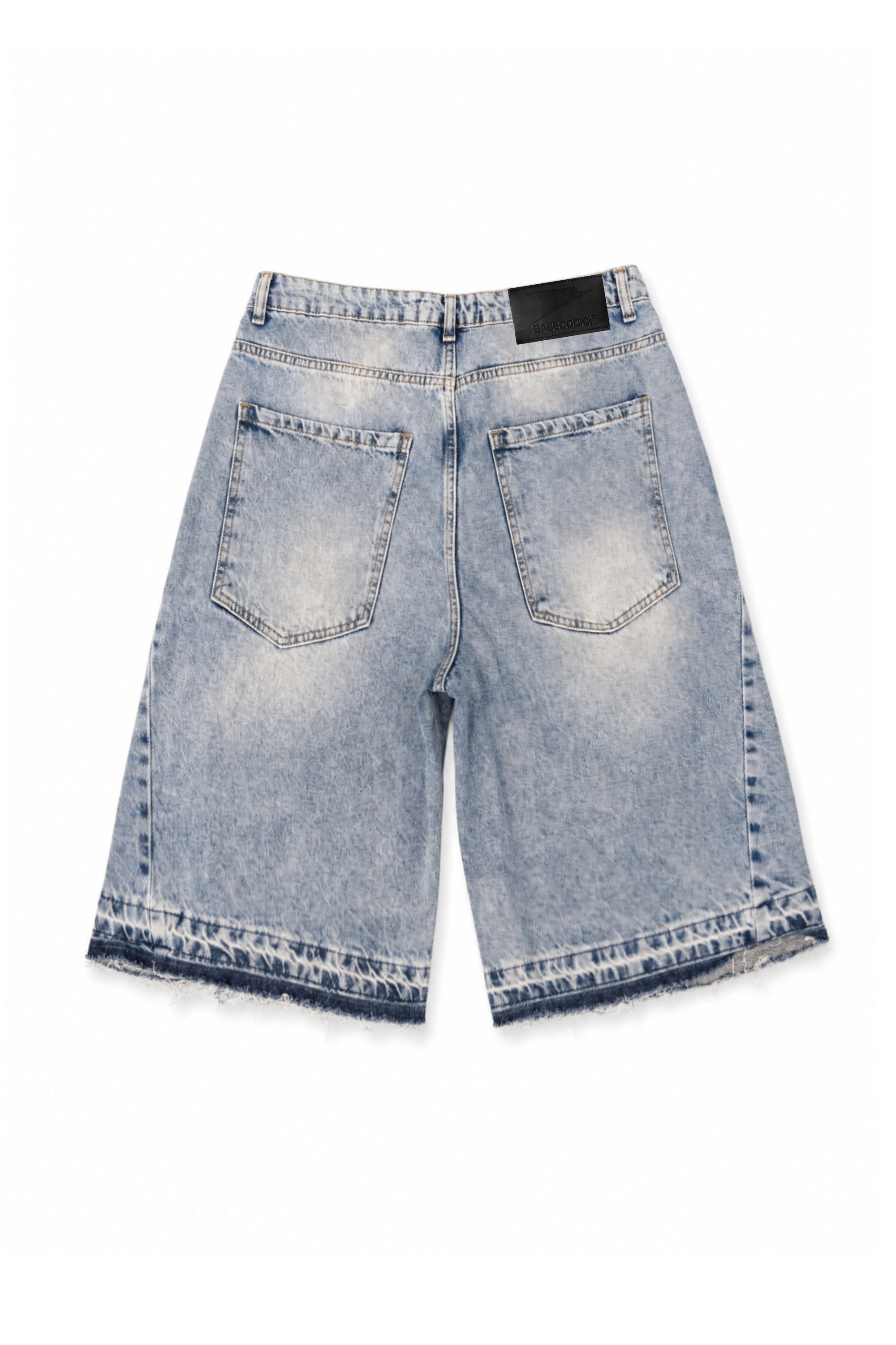 Jorts "CRUEL SEASON" Front Logo Bleached Blue