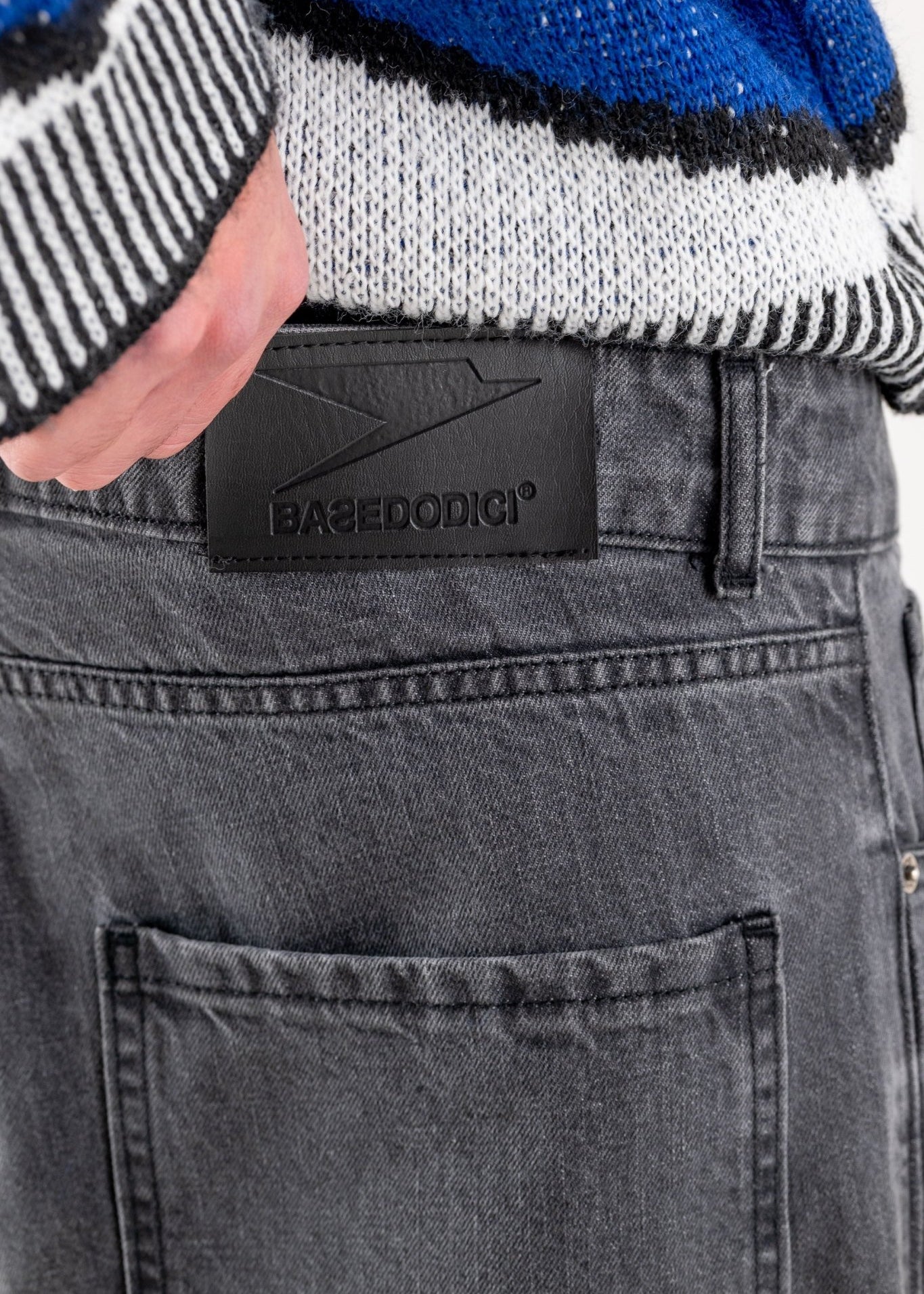 Double Knee Pants "RACING MADE" Distressed - BASEDODICI®