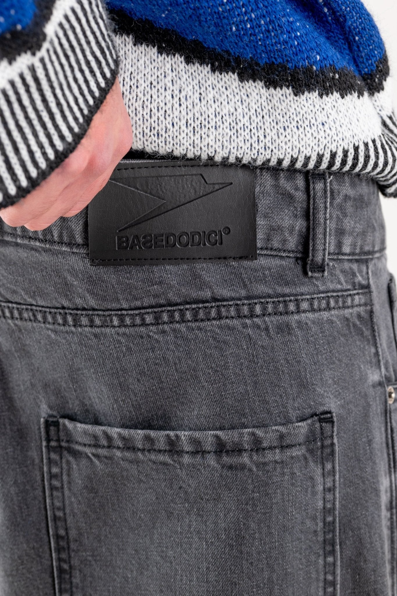 Double Knee Pants "RACING MADE" Distressed - BASEDODICI®