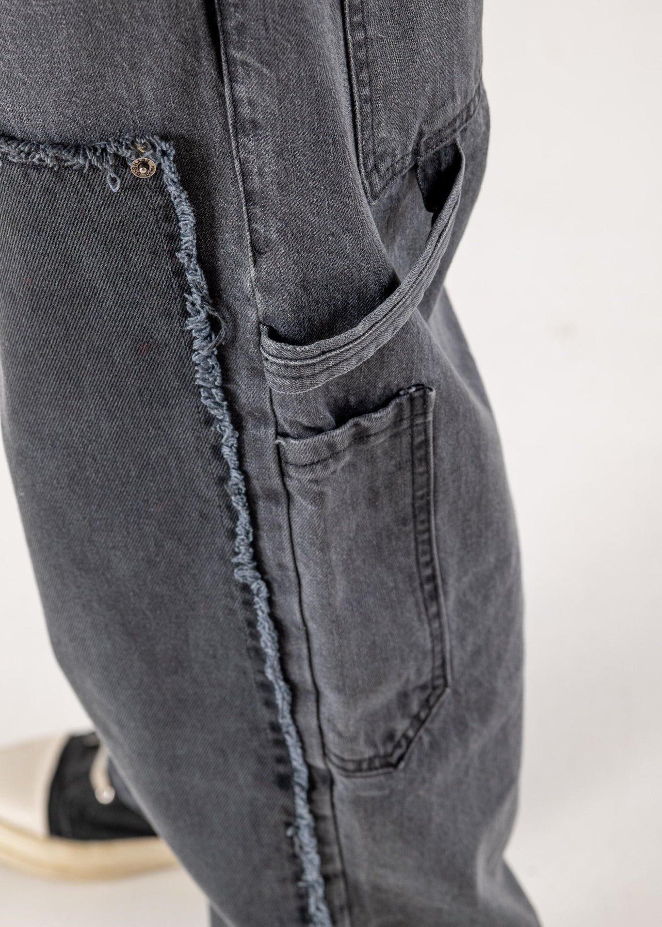 Double Knee Pants "RACING MADE" Distressed - BASEDODICI®
