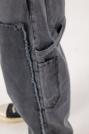 Double Knee Pants "RACING MADE" Distressed - BASEDODICI®