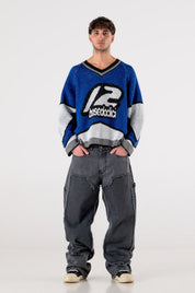 Double Knee Pants "RACING MADE" Distressed - BASEDODICI®
