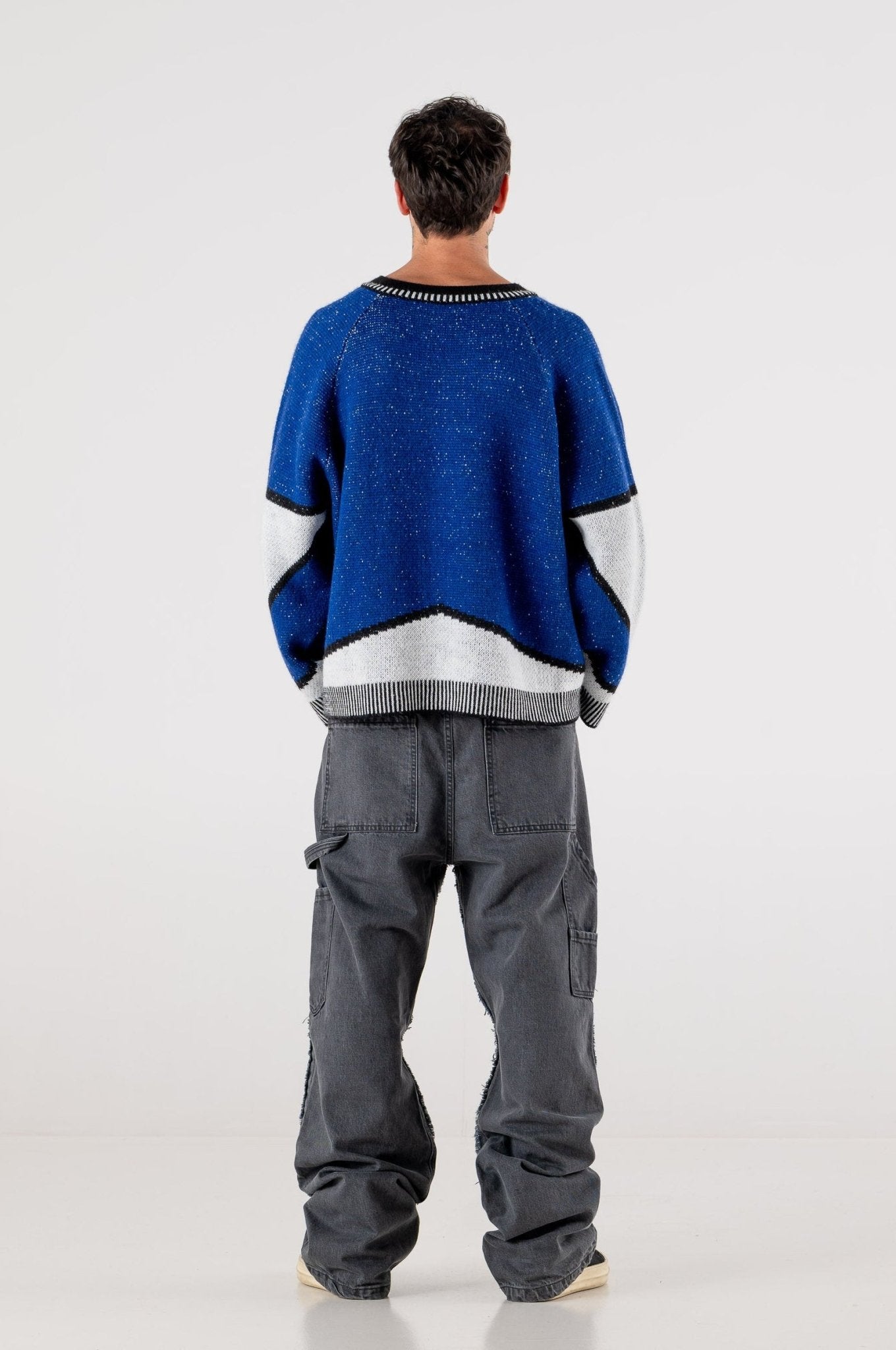 Double Knee Pants "RACING MADE" Distressed - BASEDODICI®
