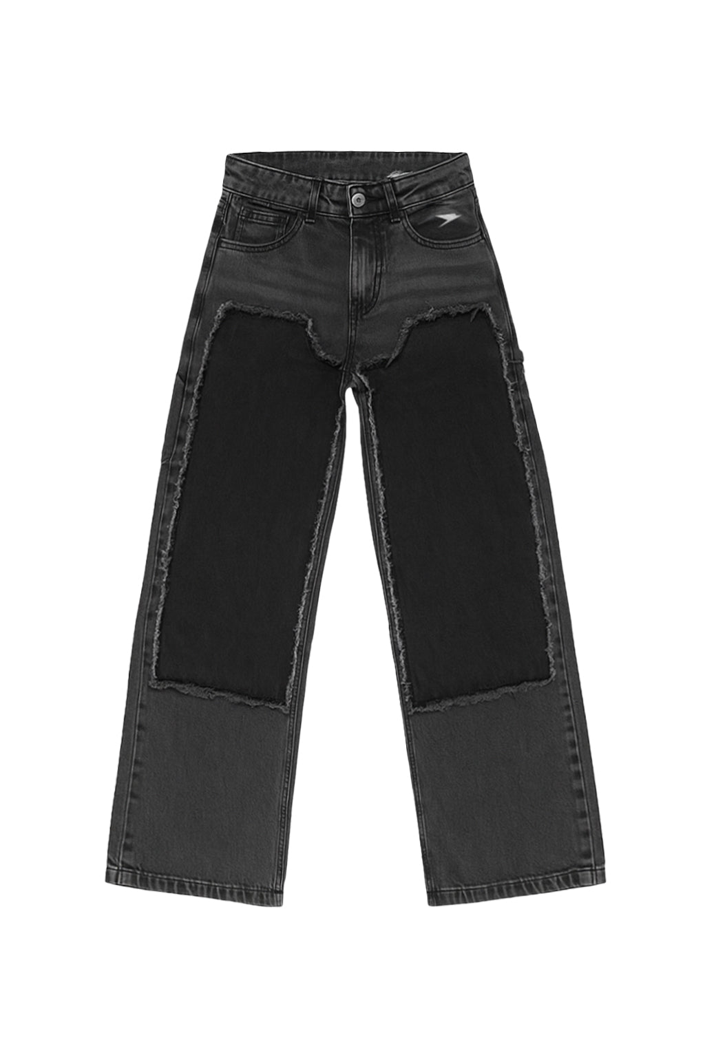 Double Knee Pants "RACING MADE" Distressed 