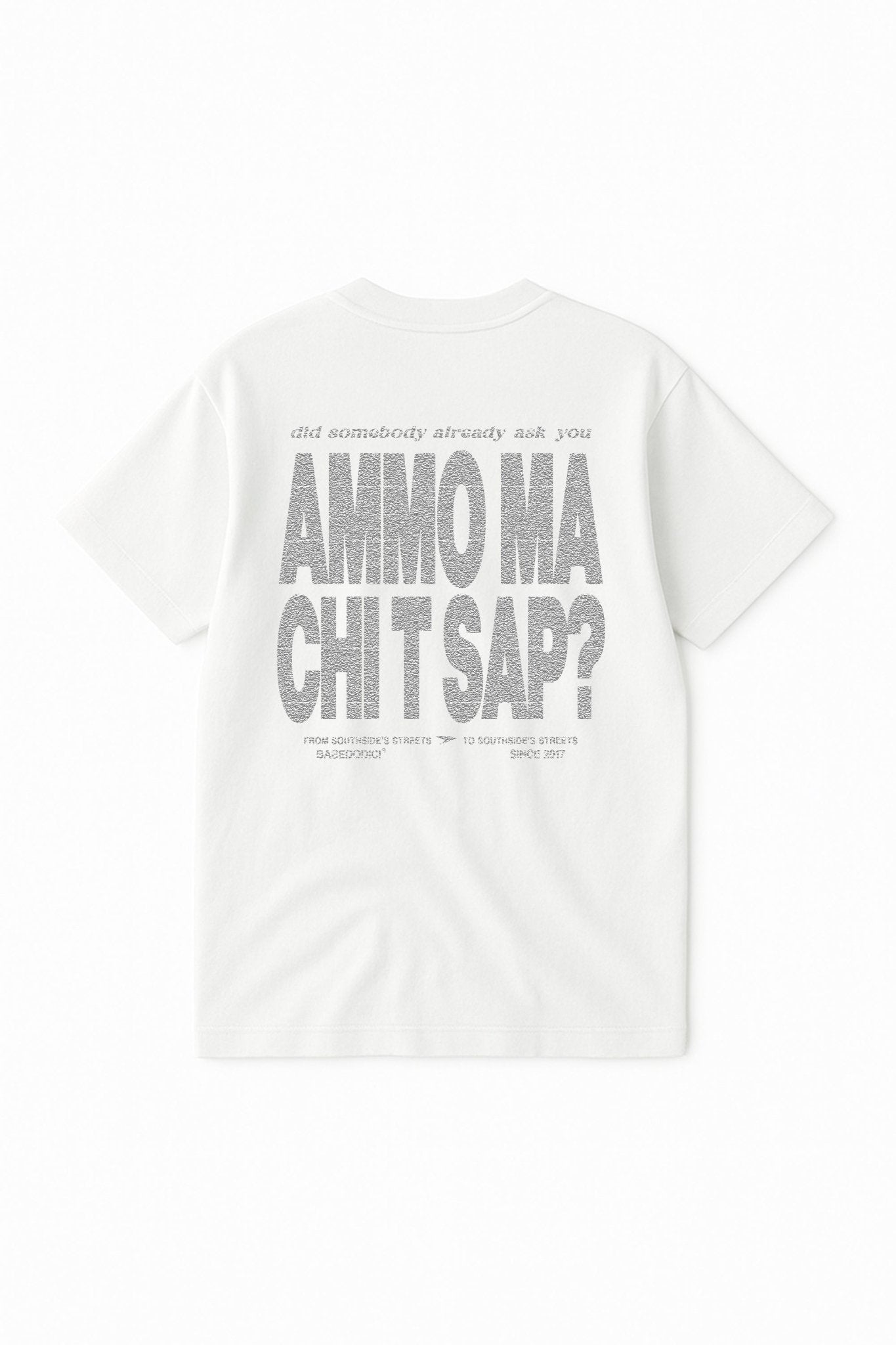 Dress Tee "AMMO" White/Glitter - BASEDODICI®