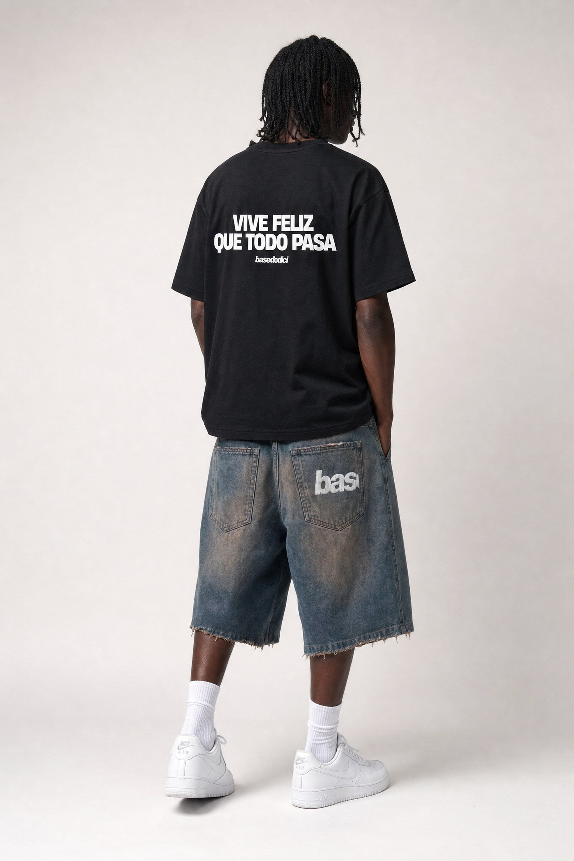 T-Shirt "COPY&PASTE" ViveFeliz Black/White