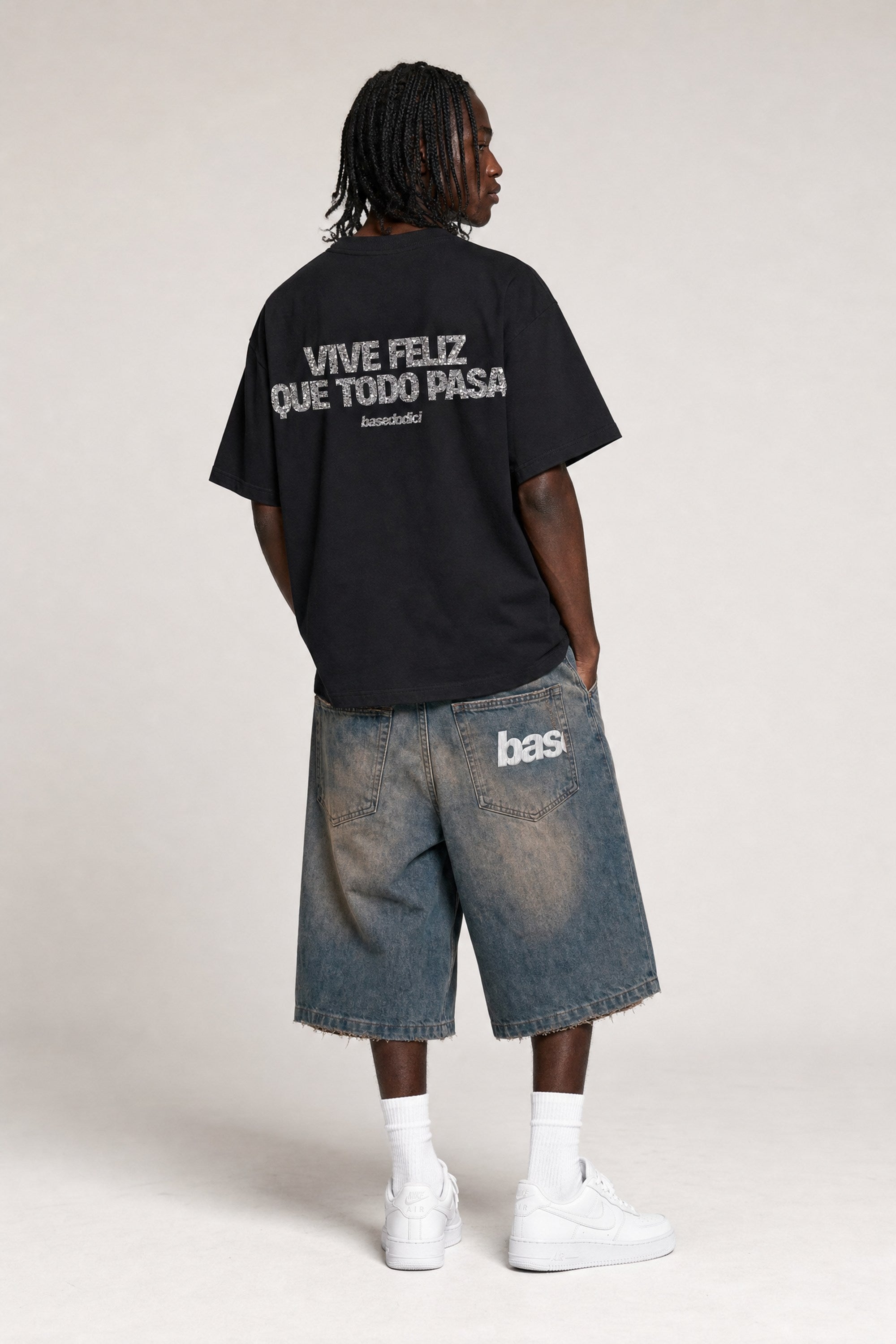 T-Shirt "COPY&PASTE" ViveFeliz Black/Glitter