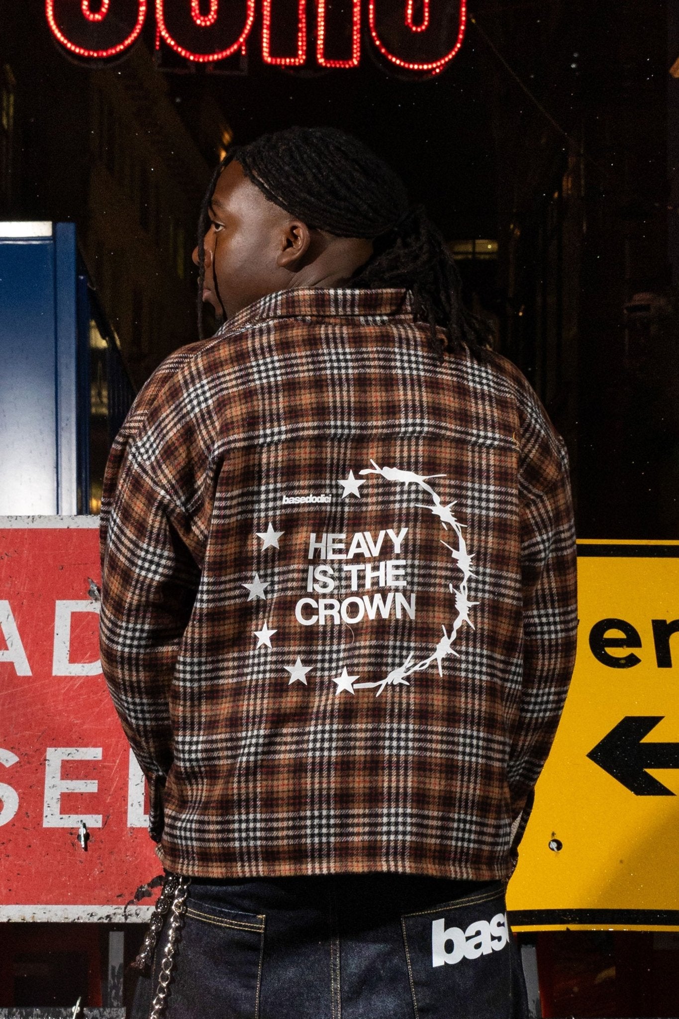 Flanella Shirt "RUDEBOY LDN" Crown - BASEDODICI®