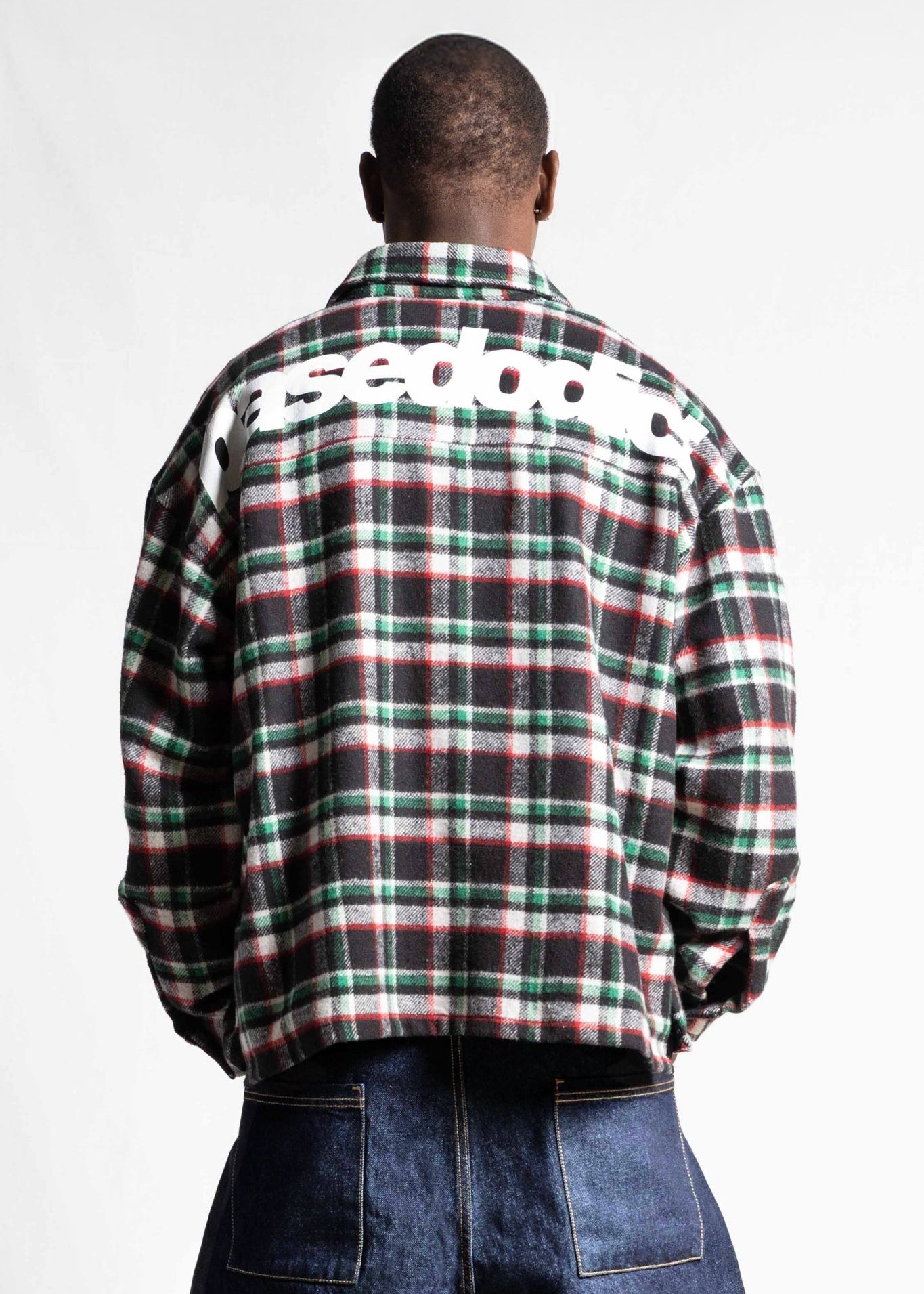 Flanella Shirt "RUDEBOY LDN" Shoulder Logo - BASEDODICI®